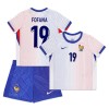 Maglia ufficiale Francia Fofana 19 Trasferta Euro 2024 per Bambino